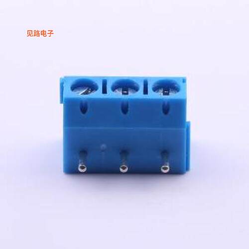 DB301R-5.0-3P-BU-S -[原装螺钉式弯插,P=5mm