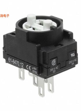 61-8470.12 -[全新CONTACT BLOCK DPST-NO/NC 5A 250V]