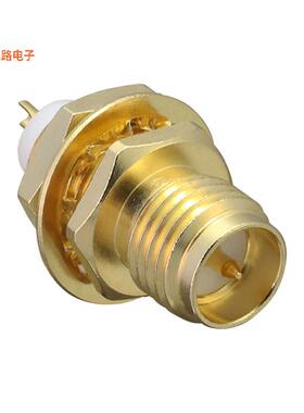 CONREVSMA004-G -原装[CONN RPSMA RCPT STR 50OHM SOLDERRP-SMA