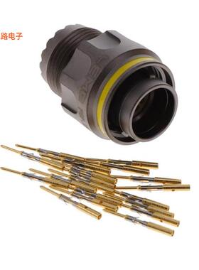 FGP.2M.319.XLCM -[全新CONN PLUG MALE 19POS GOLD CRIMP]