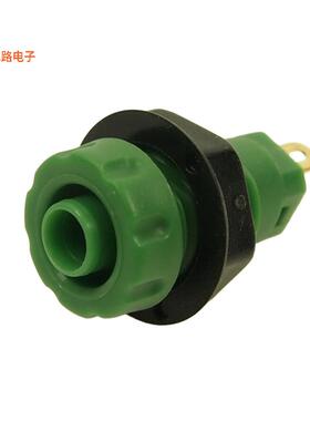 FCR14465 -原装[4MM PANEL SOCKET S16C GREEN尖头插孔