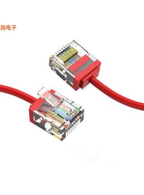 CM-100290RDBSTK -[全新1Ft Cat6A UTP Super-Slim Etherne]