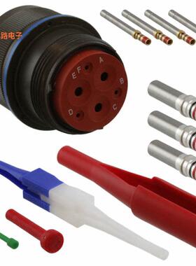 MS3456W20-22S -[全新CONN PLUG FMALE 6POS GOLD CRIMP]