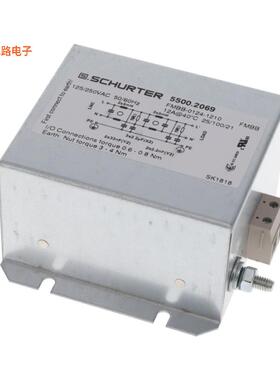 5500.2069 -原装[LINE FILTER 125V/250VAC 12A CHAS单相