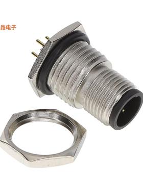 MSDS-04PMMP-SF8001 -原装[M12 PANEL PCB CONN插座，公形引脚