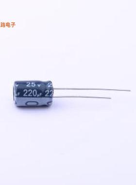 ECR1EBK221MLL080011 -[原装直插铝电解插件,D8xL11.5mm