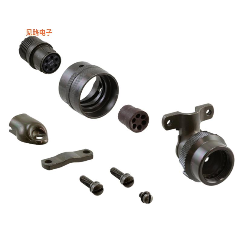 PT08E-10-6S(SR) -[全新CONN PLUG FMALE 6P GOLD SLDR CUP]