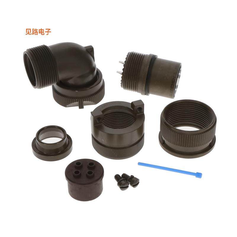 MS3108E18-4S -原装[MIL-5015 MS/AC THREADED PLUG插头，母插口