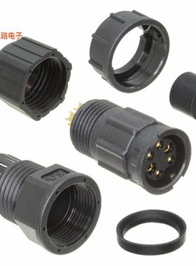 BBD-06BMFA-LL7001 -[全新CONN RCPT FMALE 6P GOLD SLDR CUP]