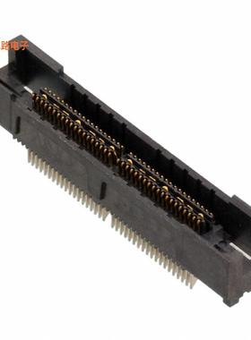 767044-2 -原装[CONN RCPT 76POS EDGE MNT GOLD插座，中央带触点