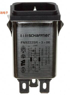 FN9222SR-3-06 -[全新PWR ENT RCPT IEC320-C14 PANEL QC]