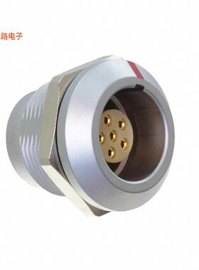 FLKD-06EGFS-GCP-001 -[全新CONN RCPT FMALE 6P GOLD SLDR CUP]