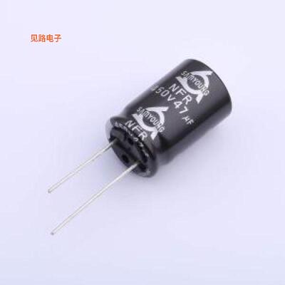 NFR450V47M16*25 LO -[原装直插铝电解电容插件,D16xL25mm
