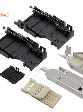 2013798-1 -[全新CONN PLUG USB2.0 TYPEA 4POS SLD]