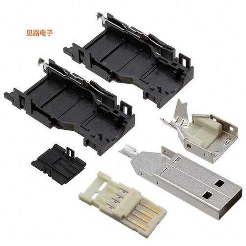2013798-1 -[全新CONN PLUG USB2.0 TYPEA 4POS SLD]