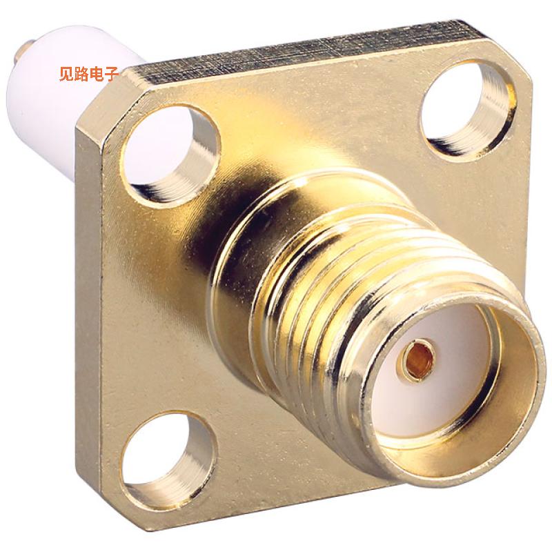 CONSMA016-15-G -原装[SMA FML, 4-HOLE FLANGE, GOLDSMA