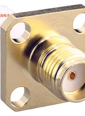 CONSMA016-15-G -原装[SMA FML, 4-HOLE FLANGE, GOLDSMA