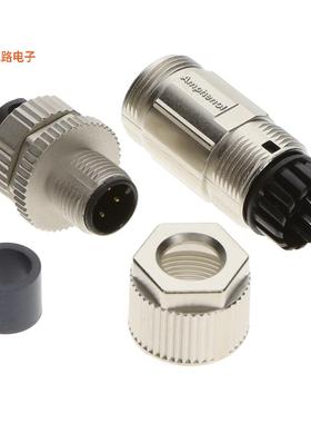 MSAS-04BMMB-SL7001 -原装[M12 CONN SCREW IN 180插座，公形引脚