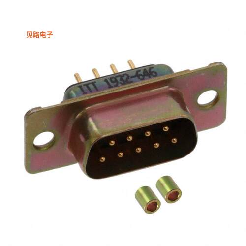 M24308/24-1F -原装[CONN D-SUB PLG 9POS PNL MNT SLDRD-Sub