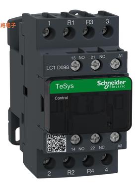 LC1D258F7 -[全新TESYS 4P CTR 40A AC1 2NO 2NC 110]