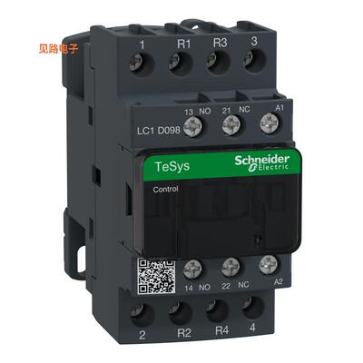 LC1D258F7 -[全新TESYS 4P CTR 40A AC1 2NO 2NC 110]