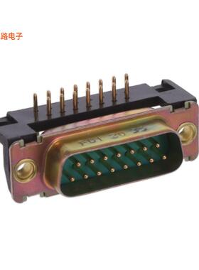 DAM15P732N -原装[CONN D-SUB PLUG 15POS R/A SOLDERD-Sub