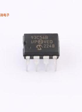 93C56B-I/P -[原装IC EEPROM 2KBIT MICROWIRE 8DIPPDIP-8