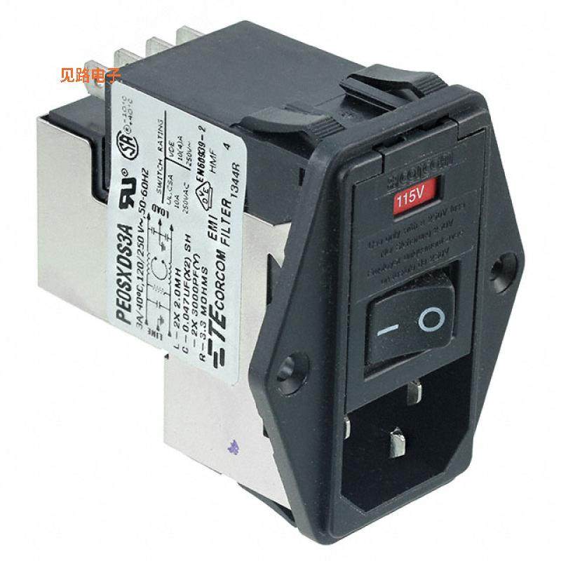 1-6609104-9 -原装[PWR ENT MOD RCPT IEC320-C14 PNLIEC