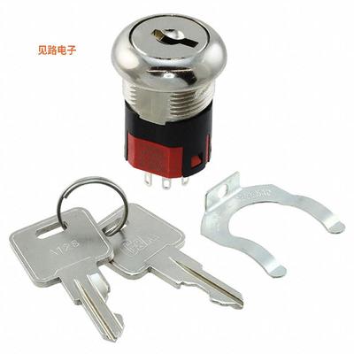 Y1001U2C203DQ -[全新SWITCH KEYLOCK 3POS SP3T 4A 125V]