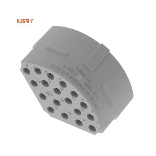 MOVE-M-40M-M18-015-0150 -原装[MODULE 18-POLE MALE插头外壳