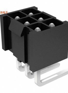 IPBT-103-H1-T-D-RA -原装[CONN HEADER R/A 6POS 4.2MM接头