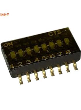 218-8LPSTR -[全新SWITCH SLIDE DIP SPST 0.025A 24V]