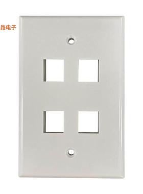 N042AB-004-IVG -[全新SAFE-IT 4-PORT SINGLE-GANG KEYST]