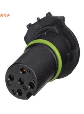 1457649 -原装[CONN FMALE INSERT 5POS SOLDER插件，母插口