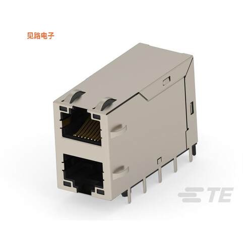 2496729-1 -[全新RJ45 W/MAGNET 2X1 10G LIGHT PIPE]