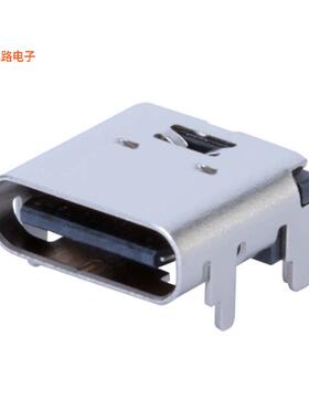 UJ40-C-H-G-SMT-P24-TR -[全新USB JACK, TYPE C, 4.0, H