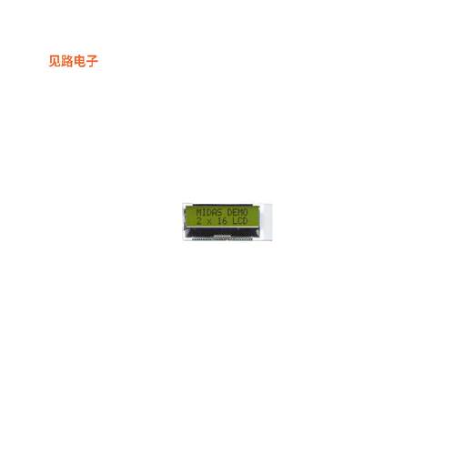 MCCOG21605B6W-SPTLYI -[全新DISPLAY, 2x16 LCD, Black