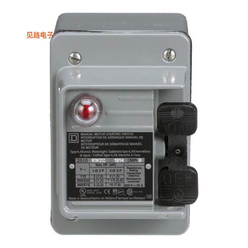2510KW2C -[全新MANUAL SWITCH 600VAC K+OPTIONS]