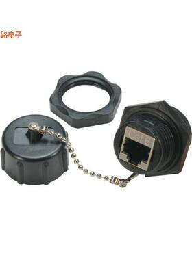 WPBHC6 -原装[C6 RJ45 COUPLER IP67 BULKHEAD插孔，8p8c（RJ45）