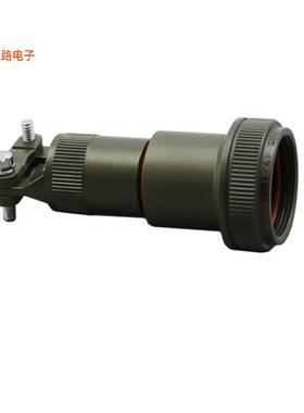 A850491817W02 -[全新CONN BACKSHLL W/CLMP SZ17 E OLIV]