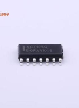 MC74ACT125DR2G -[输出源/汲SOIC-14缓冲器/驱动器/收发器