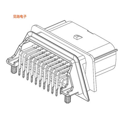 34830-0804 -原装[MX150 RA HDR 2X4 ST BLK KEY D接头