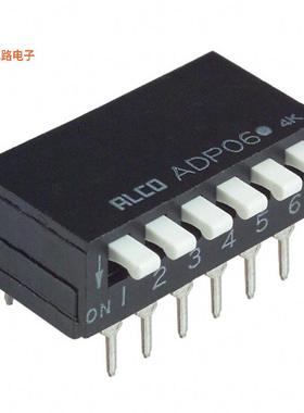 1-1571999-6 -原装[SWITCH PIANO DIP SPST 0.025A 24VSPST