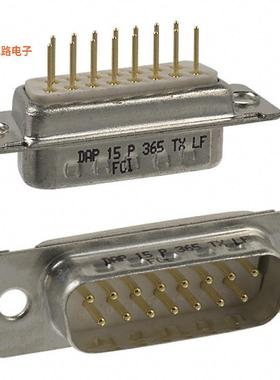 DAP15P365TXLF -原装[CONN D-SUB PLUG 15POS VERT SLDRD-Sub