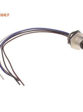 M12B-05PMMC-SH8C15 -[全新CONN PLUG MALE 5P WIR LEAD 0.49']