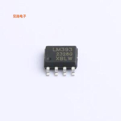 LM393DTR(XBLW) -[静态功耗Iq(Typ)(mA)0.4mASOP-8比较器