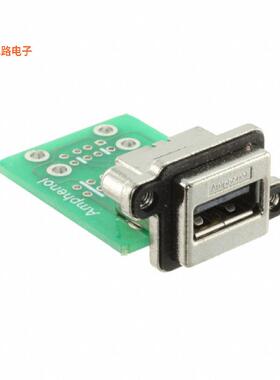 MUSBAA11M0 -[全新CONN RCP USB2.0 TYPEA 4P PNL MNT]