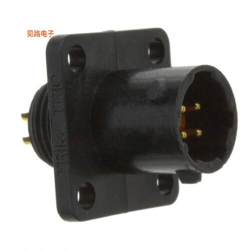 UTS08E4P -原装[CONN RCPT MALE 4P GOLD SLDR CUP插座，公形引脚