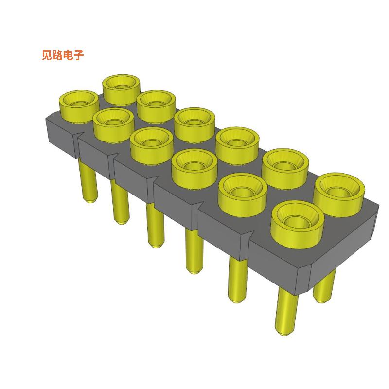 SDL-106-G-10 -原装[CONN RCPT 12POS 0.1 GOLD PCB插座