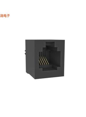 RJE08166011F -原装[SINGLE PORT, 6P6C, VERTICAL, UNS插孔